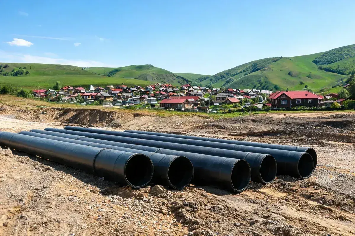Трубы для водоснабжения в Северской